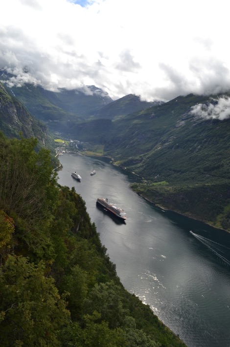 Geirangerfjord from viewing platform